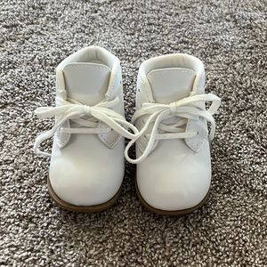 White Baby Special Occasion Crib Shoes